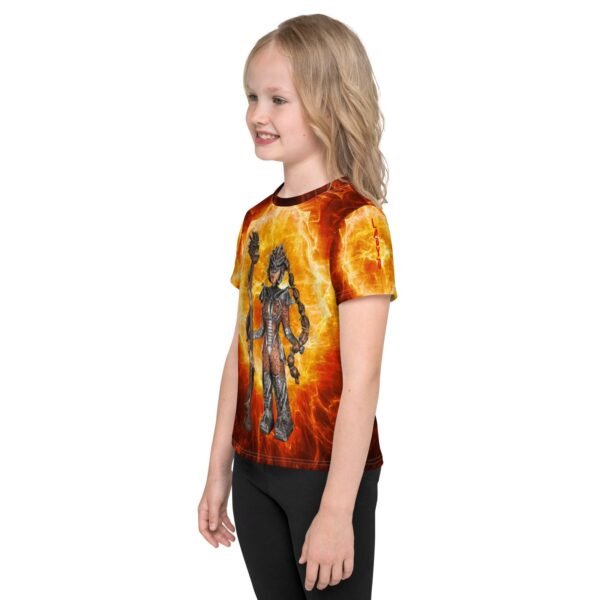 Lady O All Over Print Kids crew neck t-shirt - Image 4