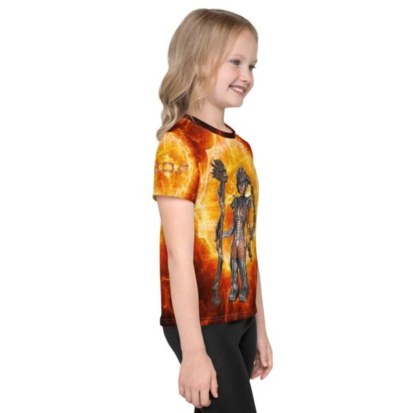Lady O All Over Print Kids crew neck t-shirt - Image 3