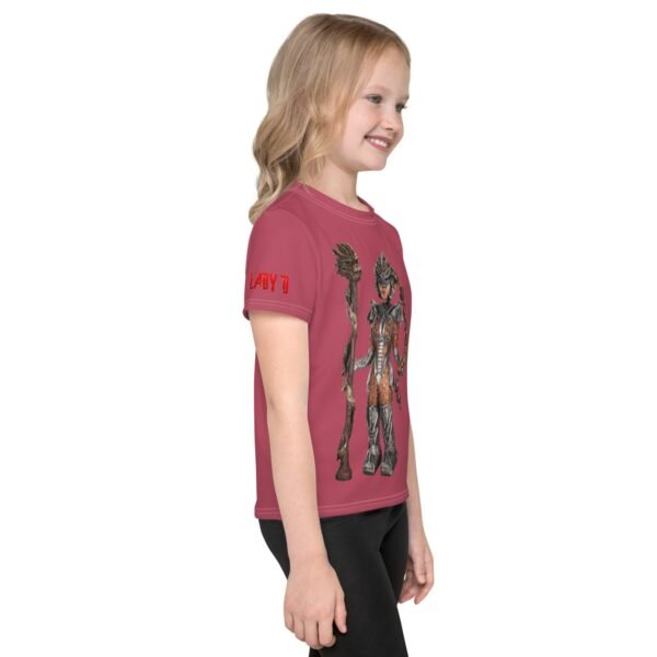 Lady O Kids crew neck t-shirt - Image 3