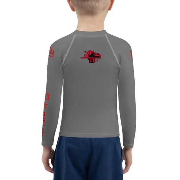 Lady O Kids Rash Guard - Grey - Image 2