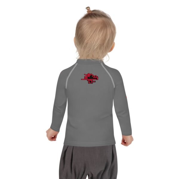Dragon O Kids Rash Guard - Grey - Image 2