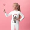 Lady O Kids Rash Guard - White