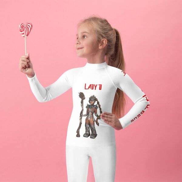 Lady O Kids Rash Guard - White