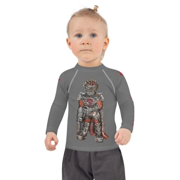 Dragon O Kids Rash Guard - Grey