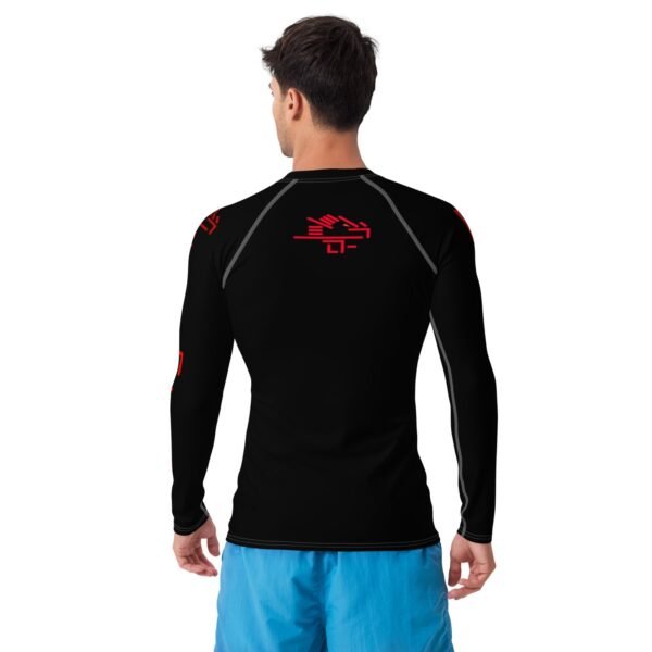 Dragon O Men's Rash Guard - Black - Image 2