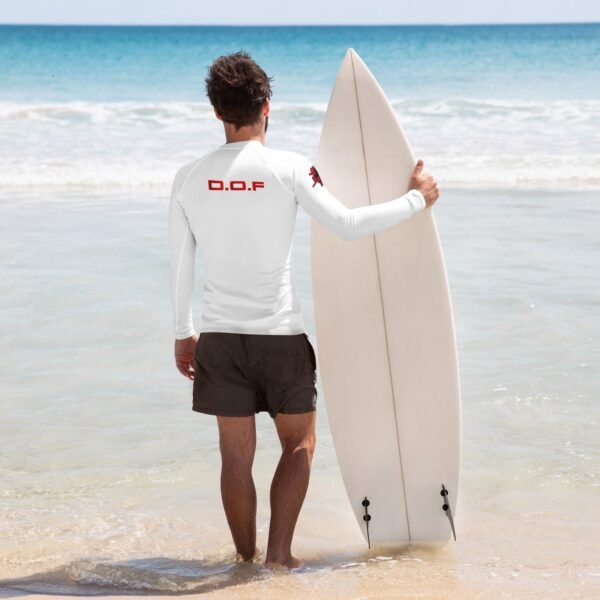 Dragon O Men's Rash Guard - White - Image 2