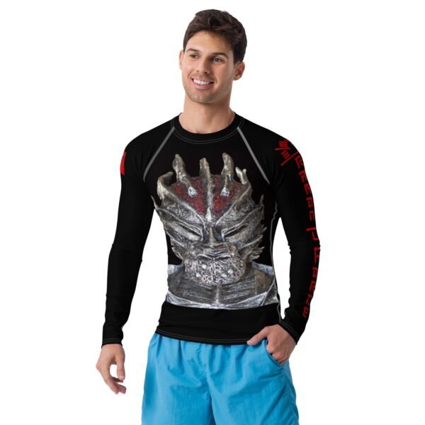 Dragon O Men's Rash Guard - Black