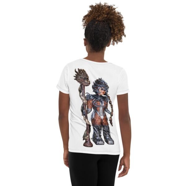 All-Over Print Women's Athletic T-shirt - Image 2