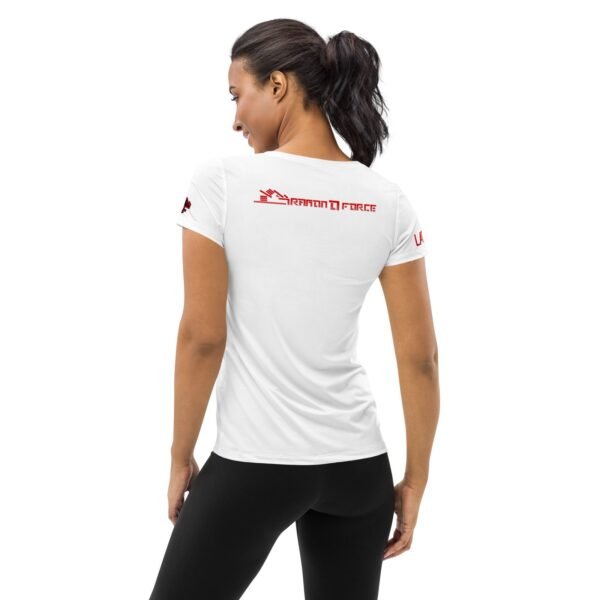 All-Over Print Women's Athletic T-shirt - Image 2