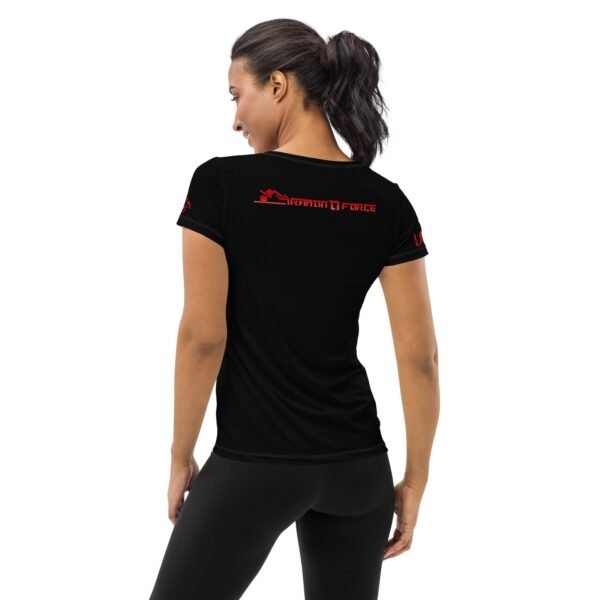 All-Over Print Women's Athletic T-shirt - Image 6
