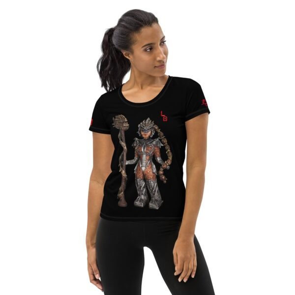 All-Over Print Women's Athletic T-shirt - Image 5