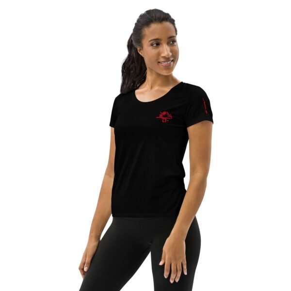 All-Over Print Women's Athletic T-shirt - Image 4