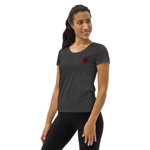 All-Over Print Women's Athletic T-shirt - Image 4