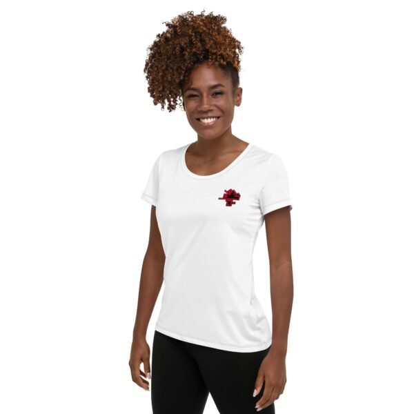 All-Over Print Women's Athletic T-shirt - Image 4