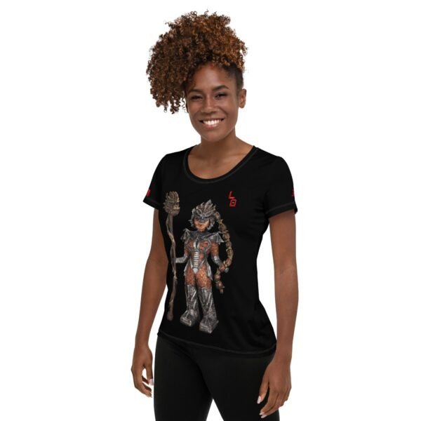 All-Over Print Women's Athletic T-shirt - Image 4