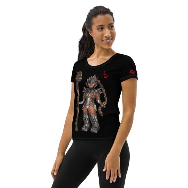 All-Over Print Women's Athletic T-shirt - Image 8