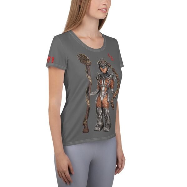 All-Over Print Women's Athletic T-shirt - Image 3