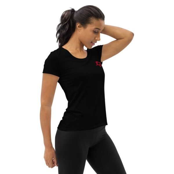 All-Over Print Women's Athletic T-shirt - Image 3