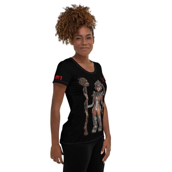 All-Over Print Women's Athletic T-shirt - Image 3