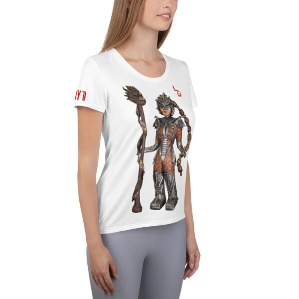 All-Over Print Women's Athletic T-shirt - Image 5