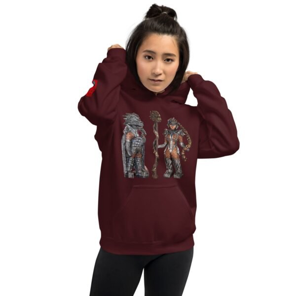Dragon O Lady O Hand sculpture Unisex Hoodie - Image 14