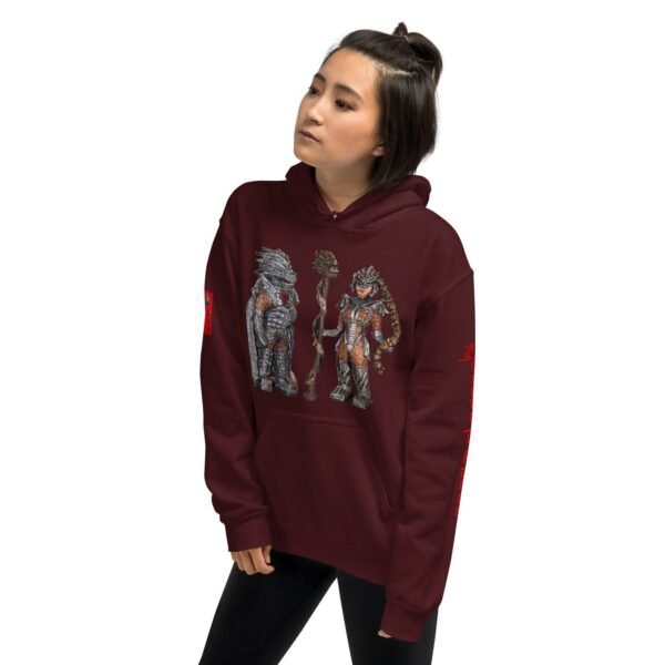 Dragon O Lady O Hand sculpture Unisex Hoodie - Image 19