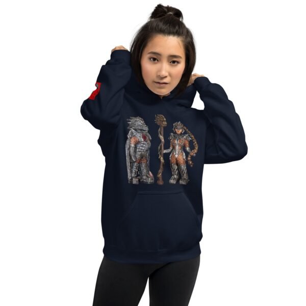Dragon O Lady O Hand sculpture Unisex Hoodie - Image 8