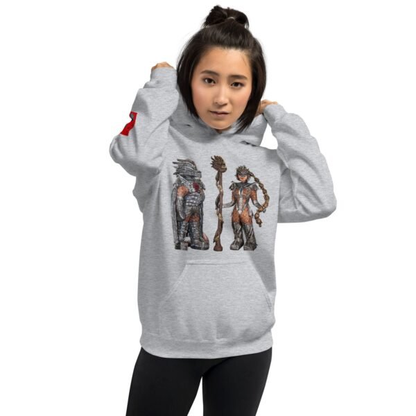 Dragon O Lady O Hand sculpture Unisex Hoodie - Image 32