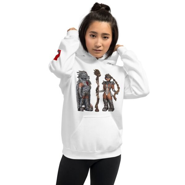 Dragon O Lady O Hand sculpture Unisex Hoodie